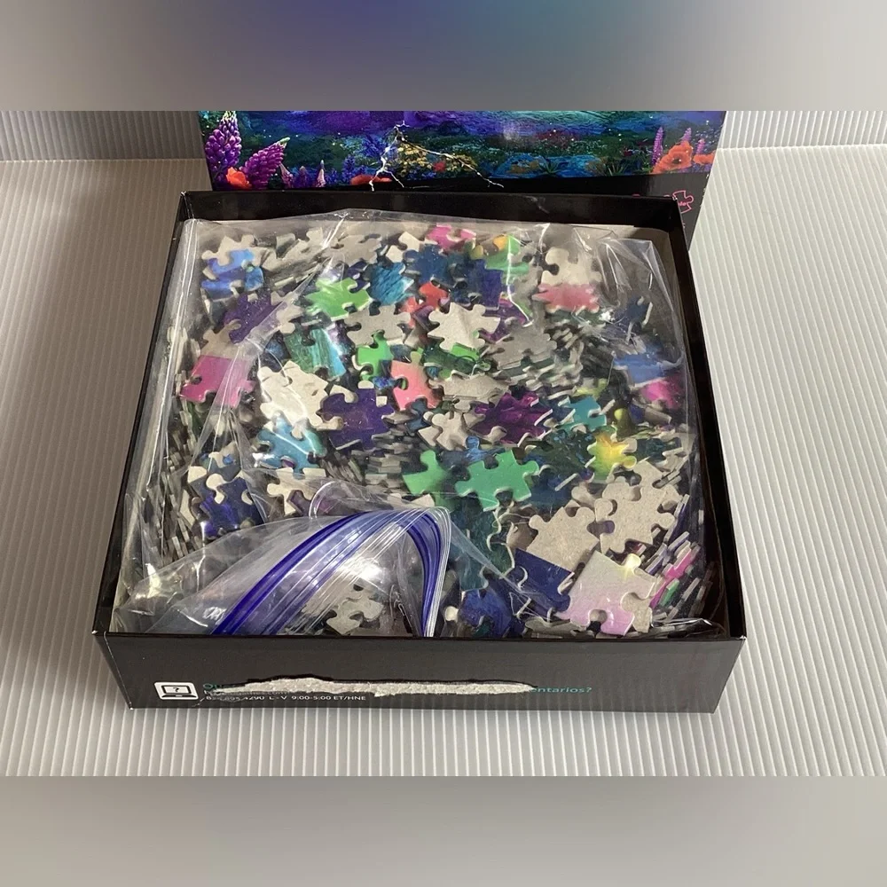 Stargazing Enchanted Aurora 750 Piece Puzzle